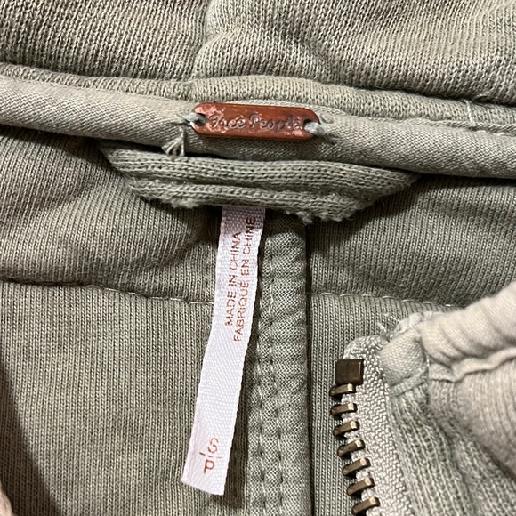 Free people dolman green quilted jacket - Picture 2 of 8